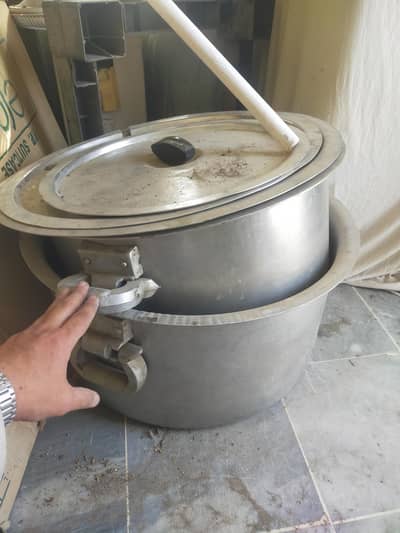 2 kitchen big patila for commercial use