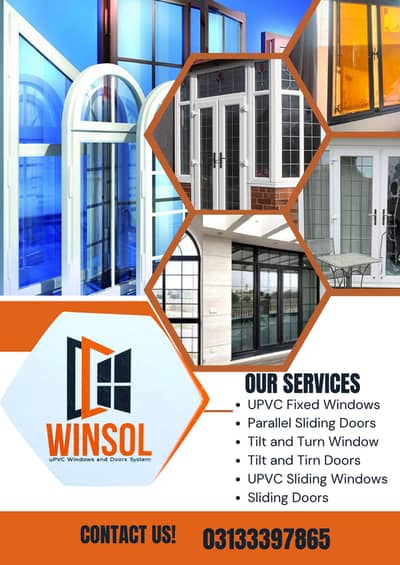 uPVC windows \ sliding doors \ uPVC Doors \ openable windows for sale