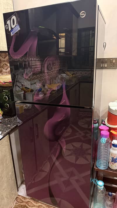 PEL REFRIGERATOR 02350 purple blaze Glass door