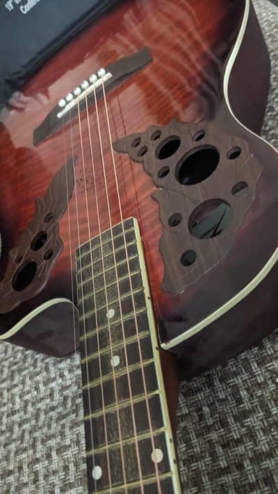 Ovation Style Acoustic Guitar