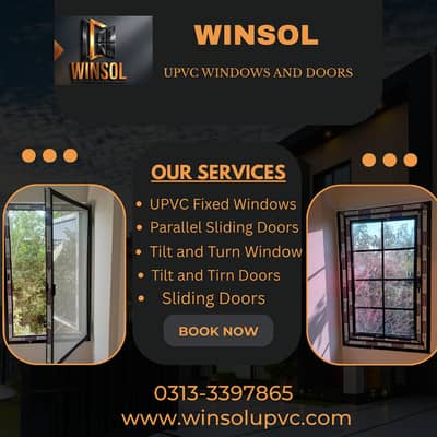 uPVC windows \ sliding doors \ uPVC Doors \ openable windows for sale