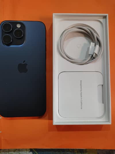 Apple Iphone 15 pro max, 256 gb JV, midnight blue,