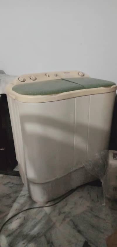 Old washing machine average condition motor needs change