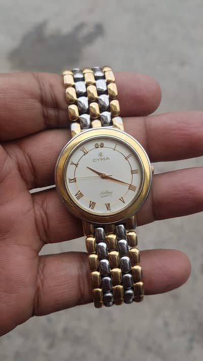 CYMA Tow Tone Vintage Men's Watch