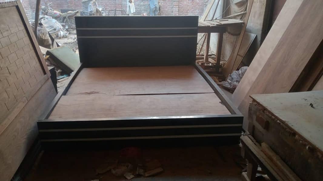 bed with side tables 2