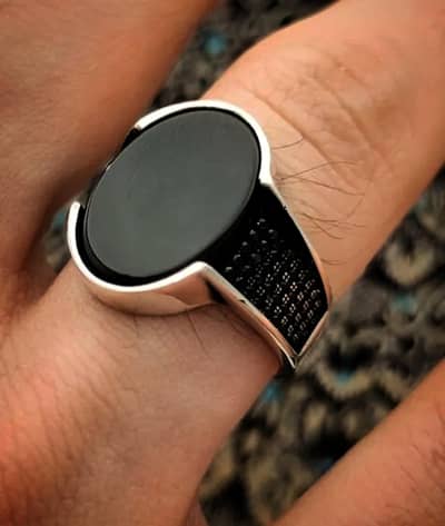 Italian silver ring