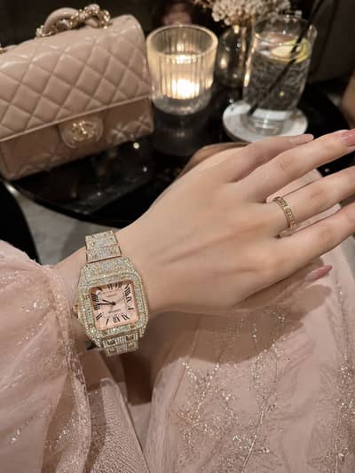 Golden Cartier Luxury Watch Brand new