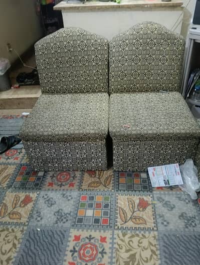 6 sitter sofa set used