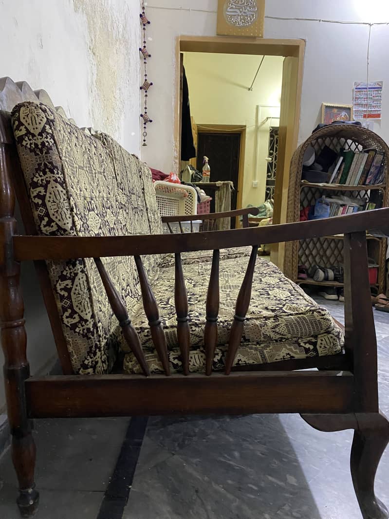 Wooden sofas 1
