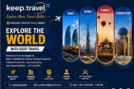 Dubai, Turkey, Baku & Uzbekistan Visit Visa Services | Keep Travel