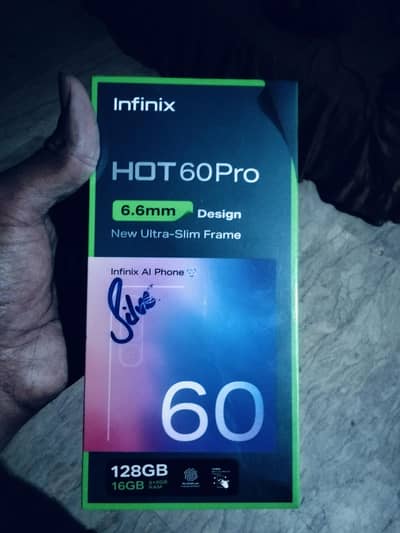  Infinix Hot 60 Pro – 16GB RAM / 128GB Storage – Box Packed 