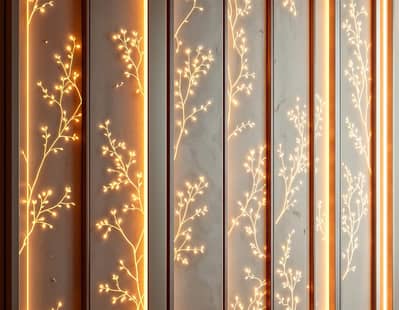 3D pvc panaflex wallpaper