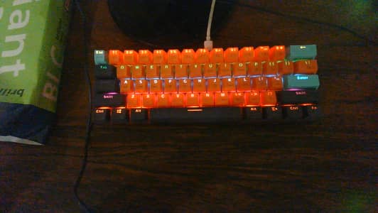 mechanical keyboard rgb type c