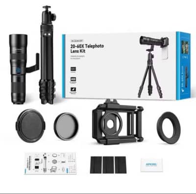 Apexel Mobile  Zoom Lens 20x - 60x Telephoto Telescope Lens
