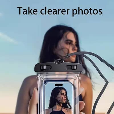 waterproof mobile phone pouch for travel beach swimming