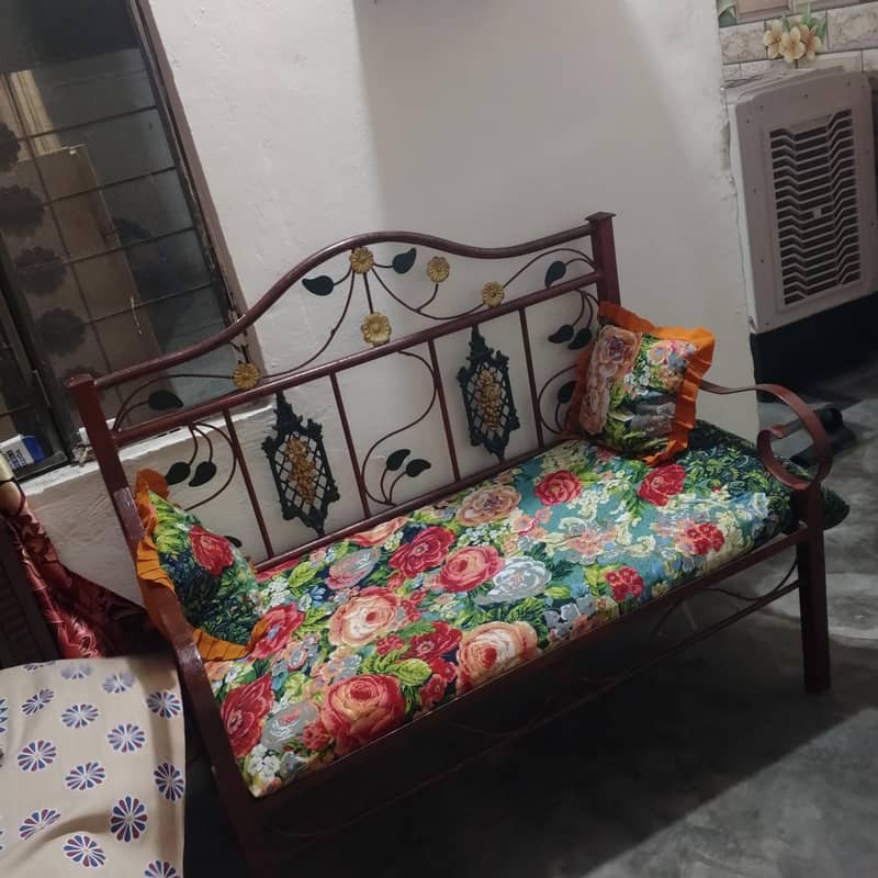 metal sofa set 4