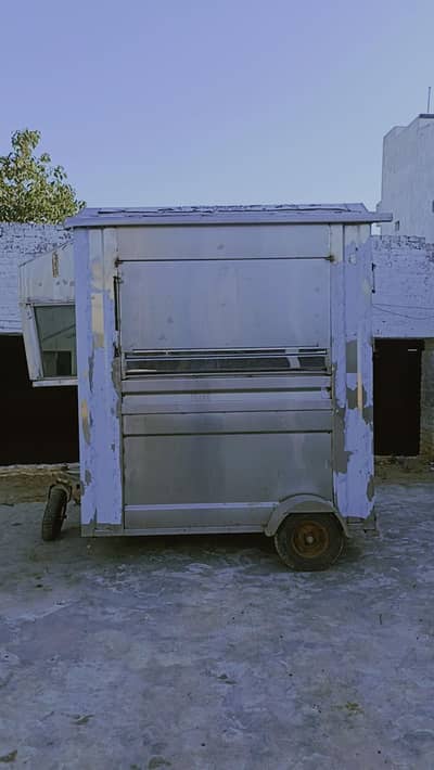 Full Steel Food bargar chips Cabin VIP