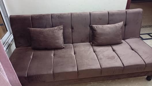 wood sofa cambed