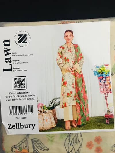 zellbury brand unstiched new condition good fabric