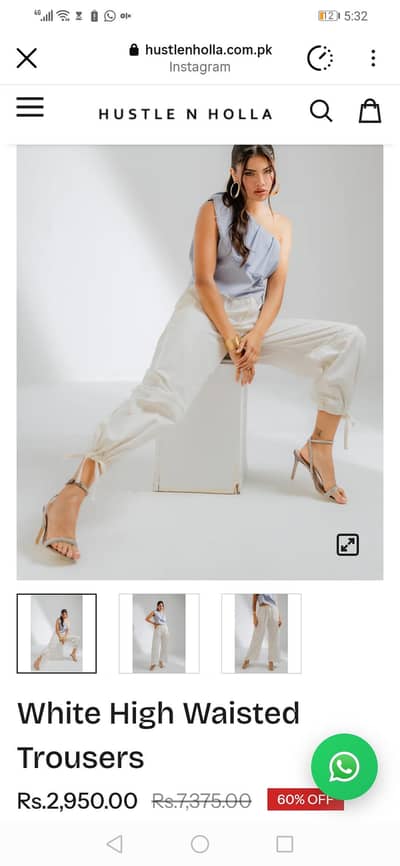 Cotton trouser
