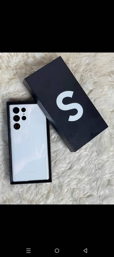 Samsung S22 ultra 12/512 official PTA approved dual sim with box