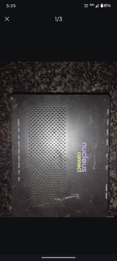Nucleus Connect Fiber Modem / ONU / Router Working Condition