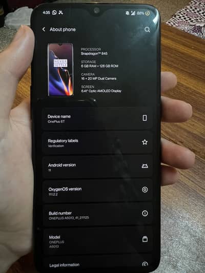 Oneplus 6t