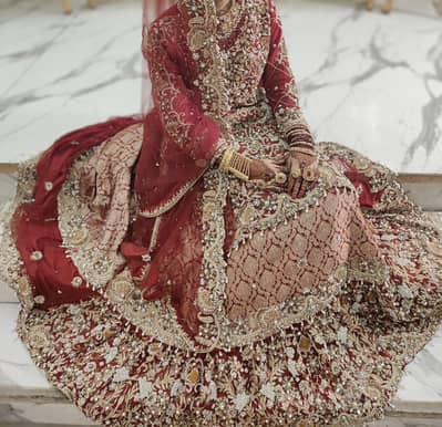 Bridal lehenga | Bridal Outfit | Barat Dress | Farshi lehnga |