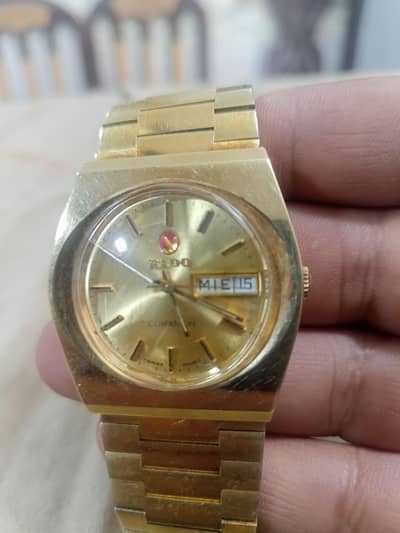 Original Rado Companion Automatic Watch Vintage Gold