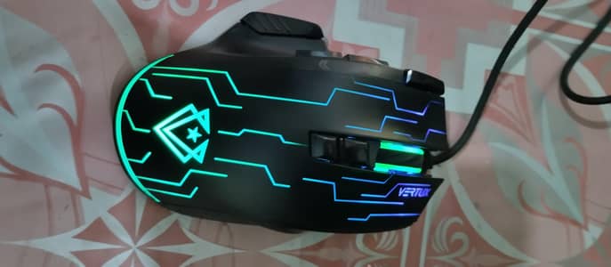 Gaming Wired Mouse ARGB Lighting, Customized Keys, High DP