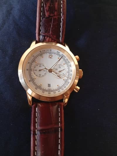 100% Original Mercedes-Benz Gold Chronograph Watch (Urgent Sale)
