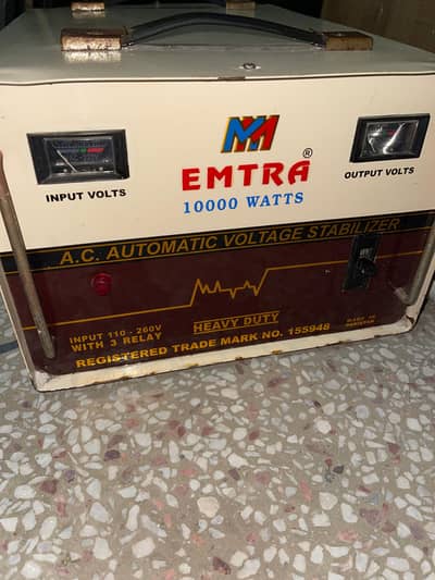 EMTRA Stablizer 10000 WATTS