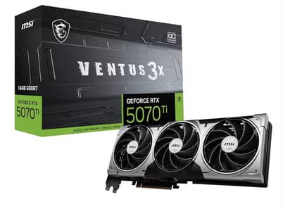 msi Gaming RTX 5070 Ti 16G Ventus 3X OC Graphics Card