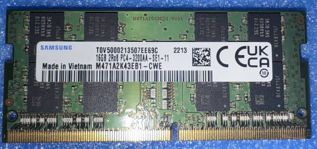 DDR4 RAm 16 Gb Samsung @ mix item charger
