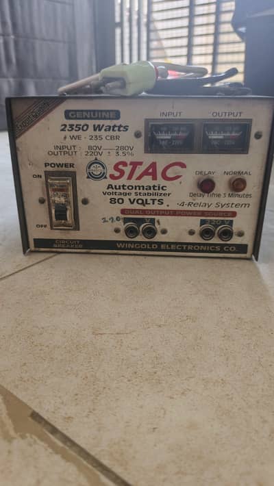 stabilizer 1000 and 2350 watt