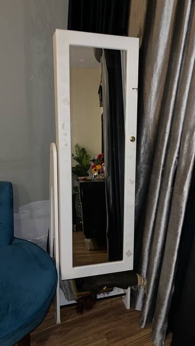 Mirror cum jewllery organizer
