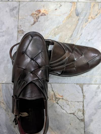 Pishawari Chappal Leather Chappal
