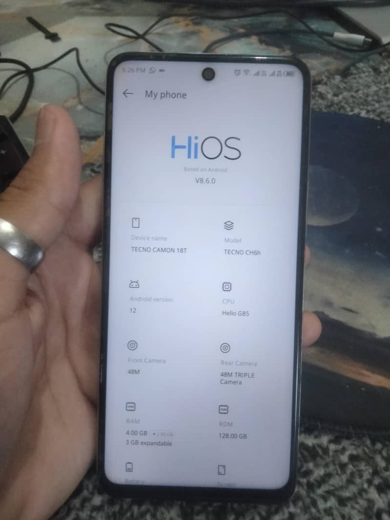 Tecno camon 18 0