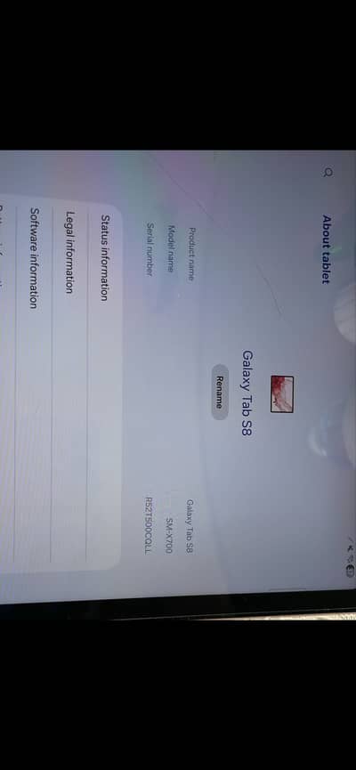 Samsung S8 Tablet