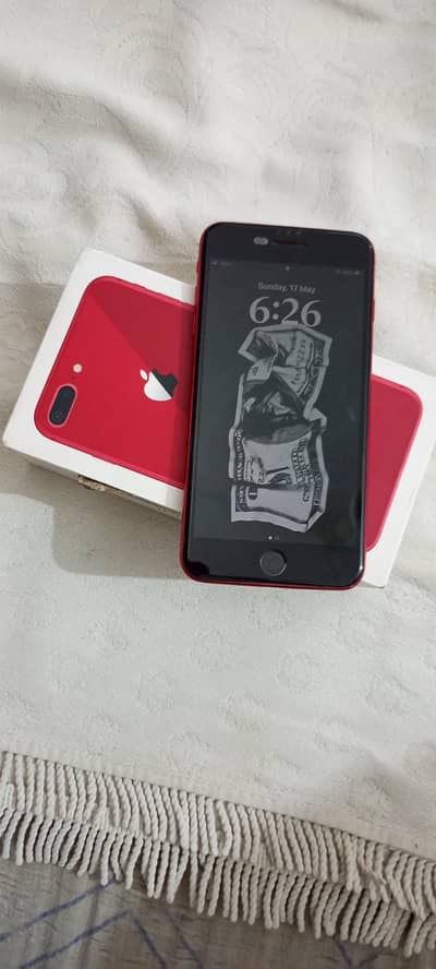 Iphone 8pluse 256Gb with box Pta Approved