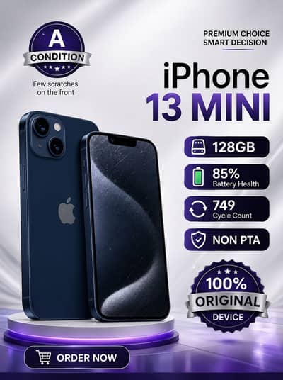 Midnight Blue iPhone 13 Mini 128GB – Non PTA