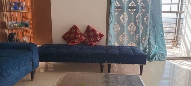 Sofacum bed plus 4 seater sethi set