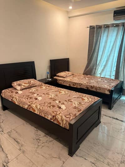 One Double Bed and Two Single Bed