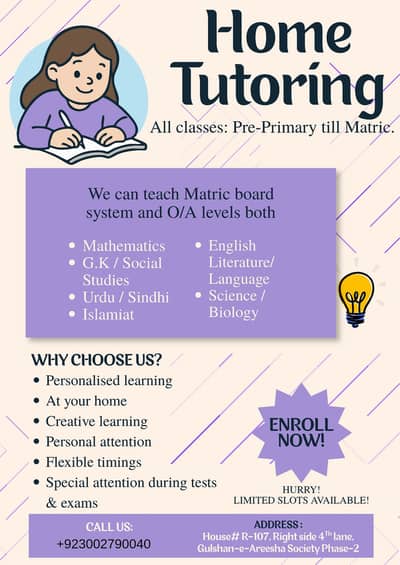 Home Tuition & Quran Classes