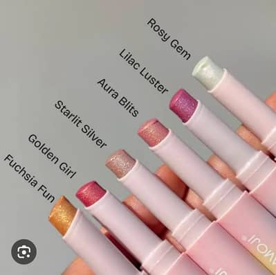 Matte & Glitter Lipstick Set 6 Pcs Multicolor
