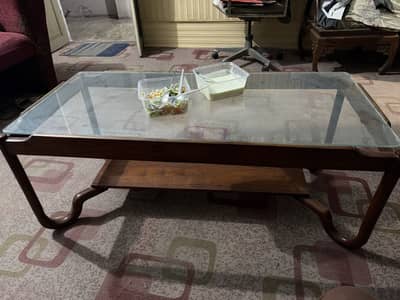 3-2-1 Chinese Sofa Set, 1 center Table & 4 Serving Table set for sale