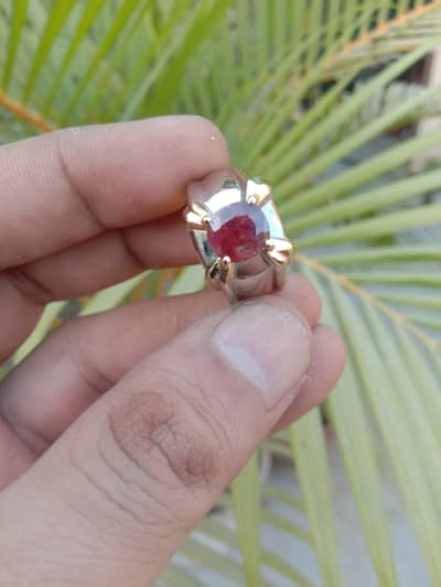 100% Natural Red Ruby (Kabul Aghanistan) With Lab Certificate . .