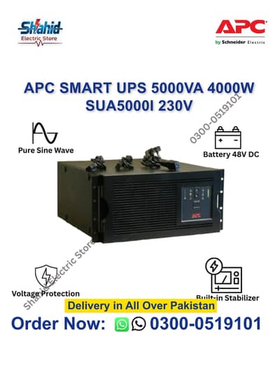 APC Smart UPS 5KVA SUA5000RMI5U 4000W 48VDC For Sale in Karachi
