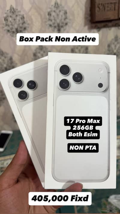 17 Pro Max - Silver 256GB Non Active