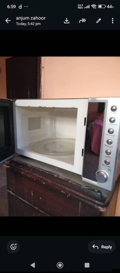 dawlance microwave  cooking king 03125484884